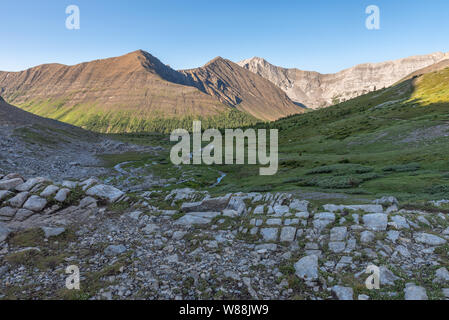 Highwood Pass in Peter Lougheed Provincial Park, Alberta, Kanada Stockfoto