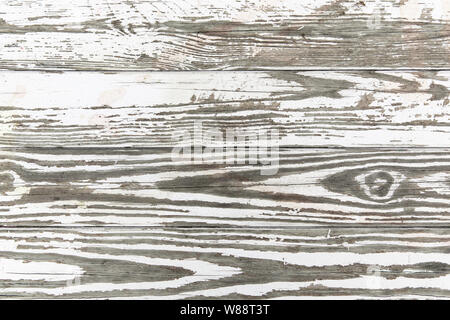 Alte Holz Bretter mit weißer Farbe Hintergrund Textur für Design Stockfoto