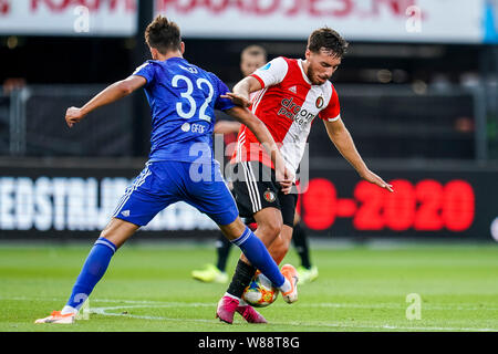 Rotterdam, Niederlande. 08 Aug, 2019. - Feyenoord Rotterdam - Dinami Tiflis, Fußball, Saison 2018/2019, Europa League, Stadion Feijenoord De Kuip, 08-08-2019, Saison 2019/2020, Orkun Kokcu Credit: Pro Schüsse/Alamy leben Nachrichten Stockfoto