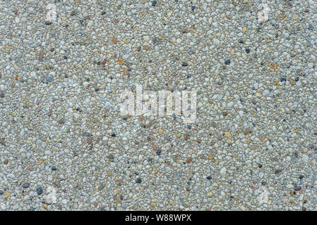 Sand waschen und Mischung Größe und Masse Ton Farbe Stein Textur oder Oberfläche. Stockfoto