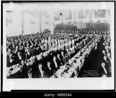 Possum Abendessen zu Präsident ausgeschrieben-Präsidenten William Howard Taft durch das Atlanta Handelskammer, 15. Januar 1909 Stockfoto