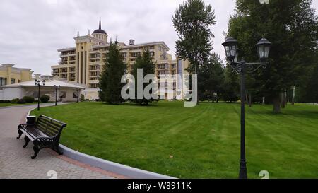 Istrien, Russland - AUGUST 2019 Mistral Hotel und Spa Stockfoto