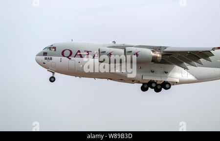 Katar, Transport Squadron, C 17 A Globemaster III an der Royal International Air Tattoo 2019 Stockfoto