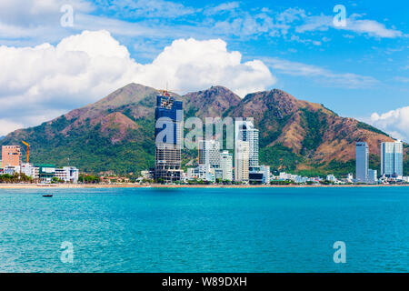 Nha Trang City Skyline Panoramablick im Süden Vietnams Stockfoto