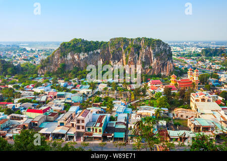 Danang Marmor Berge ist die wichtigste touristische Destination in Da Nang City in Vietnam. Stockfoto