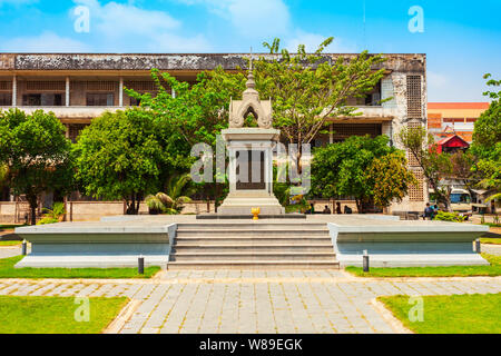 Das Tuol Sleng Genozidmuseum ist ein Museum der Kambodschanischen Völkermord in Phnom Penh in Kambodscha gewidmet Stockfoto