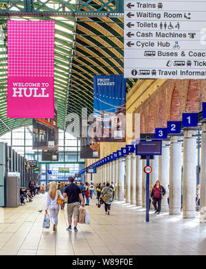 Bilder von Kingston-upon-Hull in Yorkshire. Stockfoto