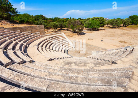 Akropolis antike Stadion in Rhodos Stadt auf der Insel Rhodos in Griechenland Stockfoto