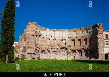 Die Ruinen der Thermen des Trajan Bade- und Freizeitanlage im antiken Rom ab 104 AD Stockfoto