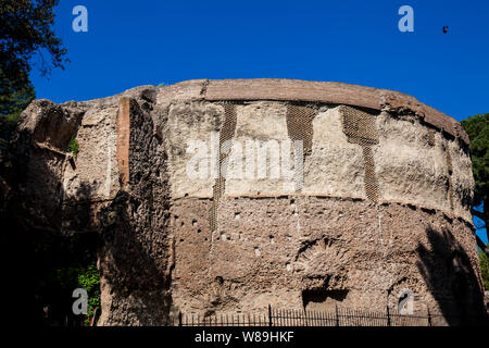 Die Ruinen der Thermen des Trajan Bade- und Freizeitanlage im antiken Rom ab 104 AD Stockfoto