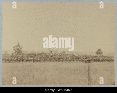 Einweihung des Monuments auf Schlacht - Bereich der Groveton Stockfoto