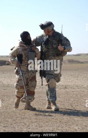 Ein Soldat Von Dritten Bataillon, 320 Field Artillery Regiment, 101st 