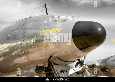 1950 Lockheed VC-121 ein usaf Troop Transport Flugzeug, einer militärischen Variante des L-1049 Super Constellation Stockfoto