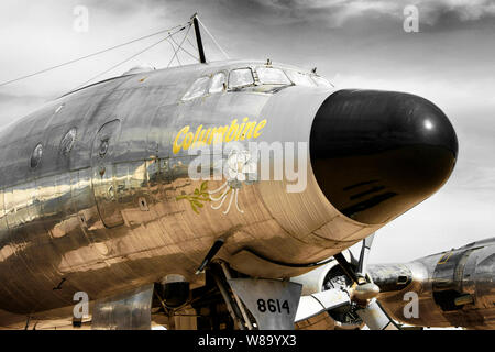 1950 Lockheed VC-121 ein usaf Troop Transport Flugzeug, einer militärischen Variante des L-1049 Super Constellation Stockfoto