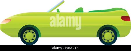 Modernes cabriolet Symbol. Karikatur der modernen Cabrio vektor Symbol für Web Design auf weißem Hintergrund Stock Vektor