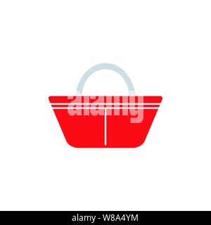 Warenkorb Symbol. Logo-element Abbildung. warenkorbsymbol Design. farbige Sammlung. Warenkorb Konzept. Kann in Web- und mo verwendet werden. Stock Vektor