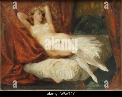 Delacroix, La Femme aux bas Blancs. Stockfoto