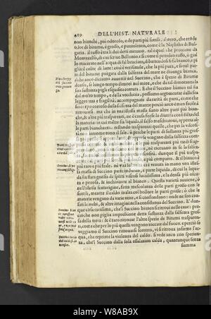 Dell'historia Natvrale di Ferrante Imperato Napoletano Libri XXVIII Stockfoto