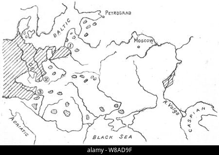 Demokratische Ideale und Realität, 1919 Abb. 30 p 165. Stockfoto