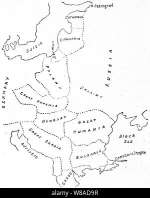 Demokratische Ideale und Realität, 1919 Abb. 31 p 207. Stockfoto