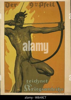 Der 9te Miura, zeichnet Kriegsanleihe Stockfoto