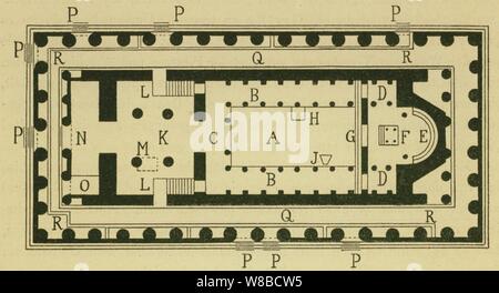 Der Parthenon als Theologie Kirche - Boetticher Adolf - 1888. Stockfoto