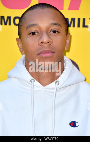 Los Angeles, USA. 07 Aug, 2019. DeRon Horton bei der Premiere des Netflix movie extuplets/eine von sechs "Arclight Hollywood. Los Angeles, 07.08.2019 | Verwendung der weltweiten Kredit: dpa/Alamy leben Nachrichten Stockfoto