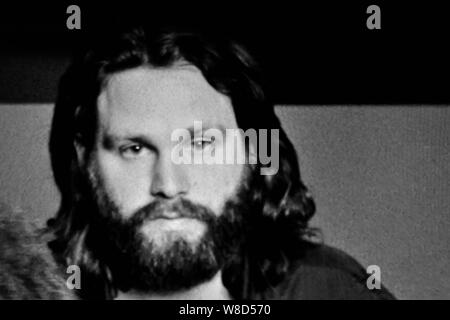 Jim Morrison Singer Songwriter und Dichter der Rock Band der Türen Stockfoto