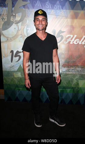 Hollywood, Ca. 8 Aug, 2019. Jason Berger, am 15. jährlichen Oscar qualifizierenden HollyShorts Film Festival - Opening Night Gala in TCL Chinesisch 6 Theater in Hollywood, Kalifornien am 8. August 2019. Credit: Faye Sadou/Medien Punch/Alamy leben Nachrichten Stockfoto