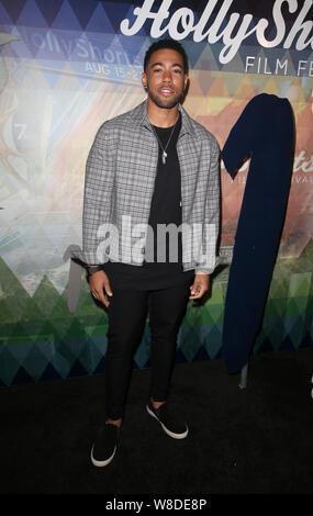 Hollywood, Ca. 8 Aug, 2019. Kevin Miles, an der 15. jährlichen Oscar qualifizierenden HollyShorts Film Festival - Opening Night Gala in TCL Chinesisch 6 Theater in Hollywood, Kalifornien am 8. August 2019. Credit: Faye Sadou/Medien Punch/Alamy leben Nachrichten Stockfoto