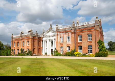 Avington Park und historischen Landhaus in einer wunderschönen Parklandschaft, Avington, Hampshire, Großbritannien Stockfoto