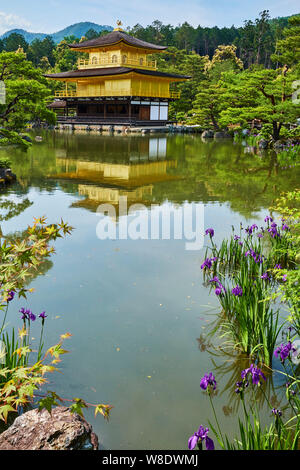 Japan, Honshu Island, Region Kansai, Kyoto, Kinkaku-ji Tempel oder Golden Temple Stockfoto