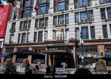 Macy's Flaggschiff Lage am Herald Square NYC Stockfoto