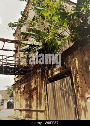 Das Old Customs House Bang Rak Feuer Stationม ฺ Bangkok Thailand Stockfoto