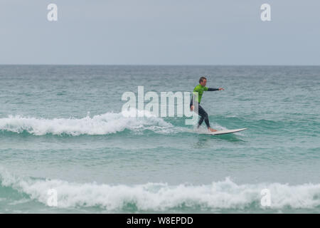 Boardmasters Surf Wettbewerb 2019 Stockfoto