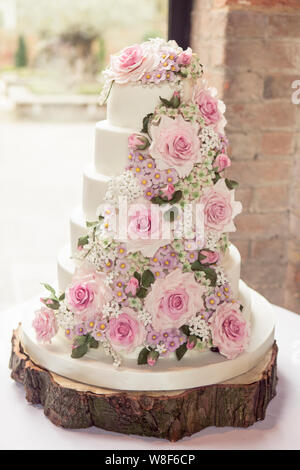 Hochzeitstorte Stockfoto