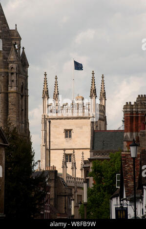 Hoch aufragenden Türme in der Stadt Cambridge, England. Stockfoto