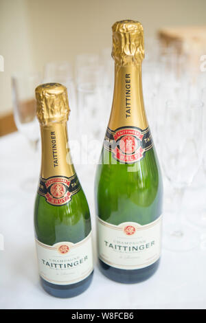 Taittinger Champagner Stockfoto