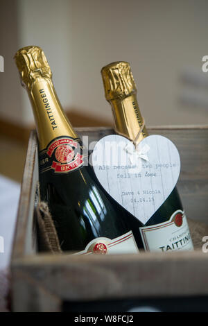 Taittinger Champagner Stockfoto