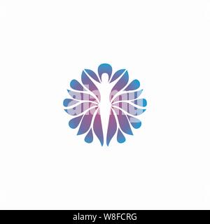 Spa Logo Design Template Stock Vektor