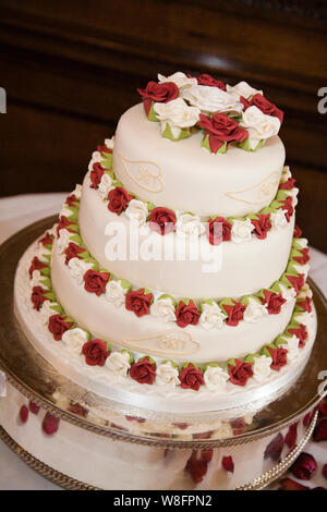 Hochzeitstorte Stockfoto