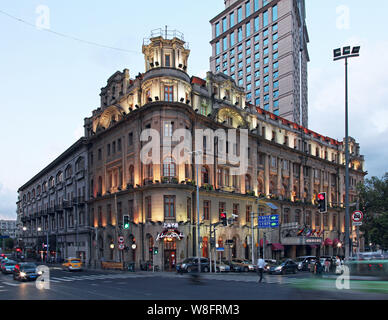 Ansicht der Astor House Hotel in Shanghai, China, 7. September 2015. Stockfoto