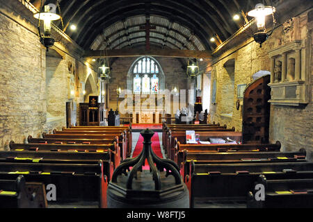 Bacton Kirche, Herefordshire. Stockfoto