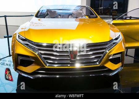 Ein roewe Vision-R-Konzept ist auf dem Display während der 13 China (Guangzhou) Internationale Automobil Ausstellung, auch als automatische Guangzhou 2015 bekannt, in Gu Stockfoto