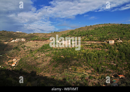 Batroun, Libanon - 06 Jan 2018. Moussa Schloss im Libanon Stockfoto