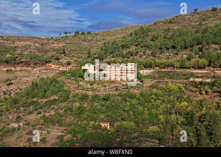 Batroun, Libanon - 06 Jan 2018. Moussa Schloss im Libanon Stockfoto