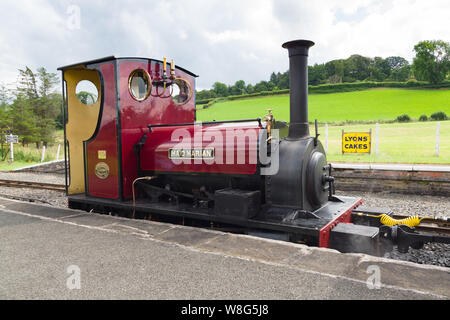 Maid Marian die Bala Lake Railway Schmalspur Dampflok 1903 erbaut als Steinbruch Lokomotive Stockfoto