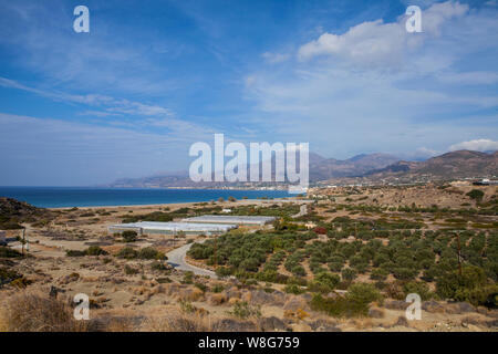 Ein Bild der Landschaft von Kreta, Griechenland Stockfoto