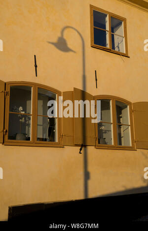 Blick auf die ‎Fashionable Nachbarschaft Stadtteil Södermalm, Stockholm, Schweden Stockfoto