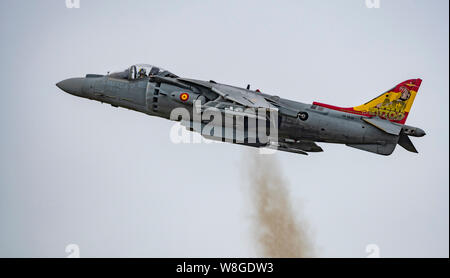 Spanisch EAV-8B Harrier IIs an der Royal International Air Tattoo 2019 Stockfoto